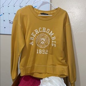 Yellow A&F Sweater